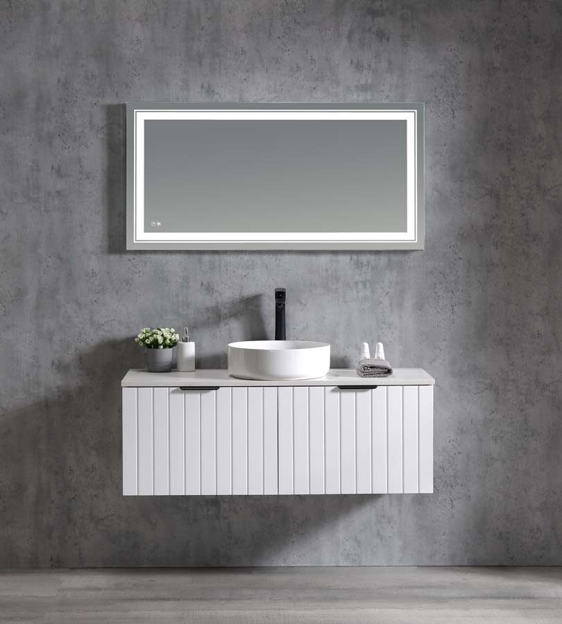 Bella 1200 Wall Hung Vanity – Matte White