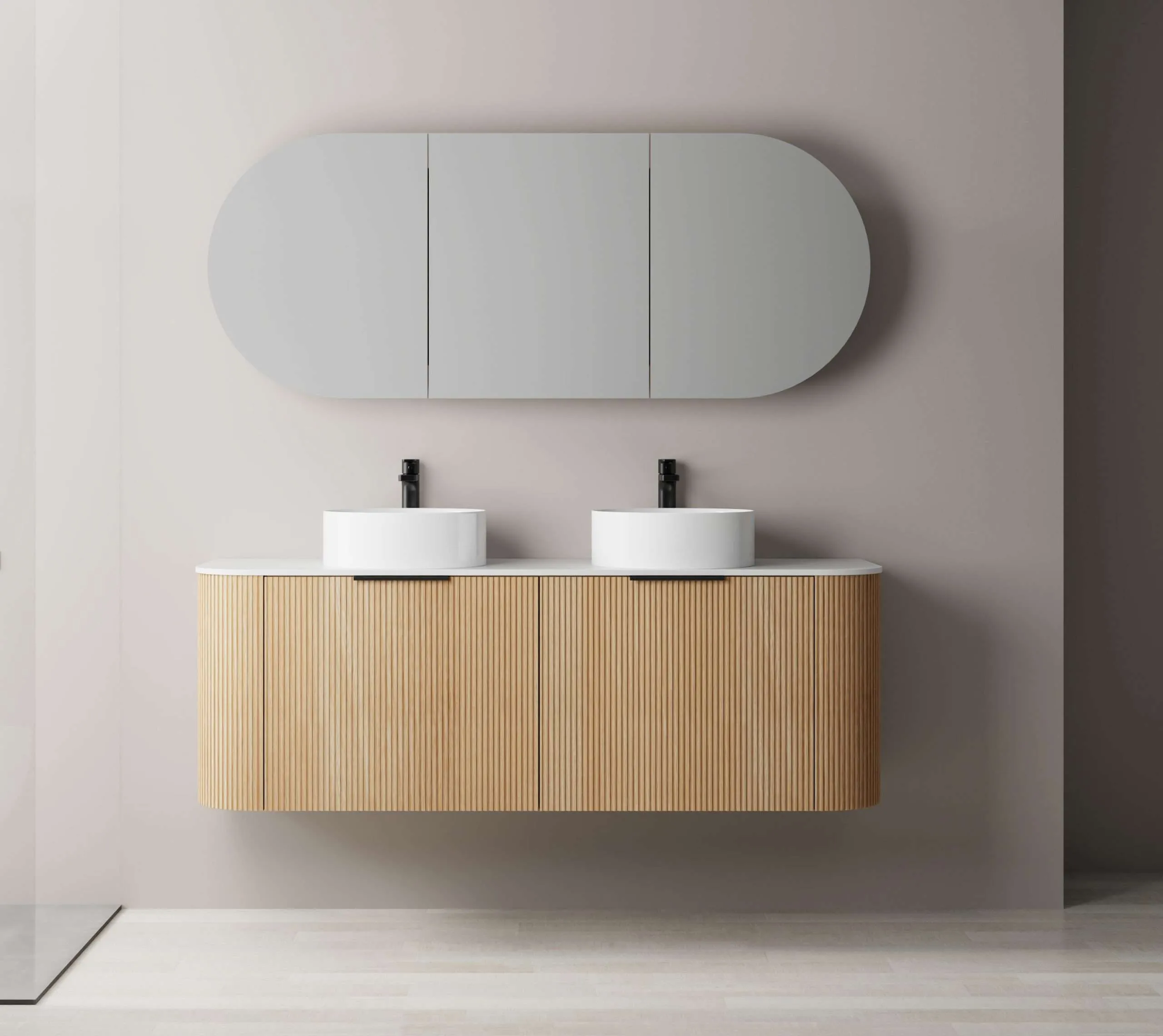 Crown Wall Mounted Vanity 1500mm