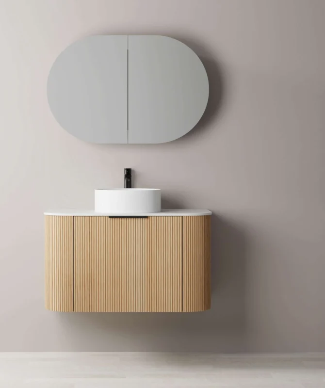 Crown Wall Mounted Vanity 900mm